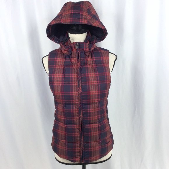 Patagonia Down With It Vest Women Size Small Sherpa Lined Removable Hooded - Picture 2 of 13